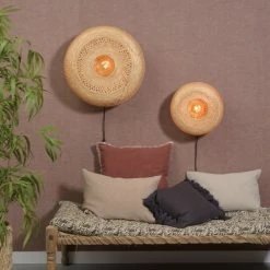 Good & Mojo Appliques Murales Et Spots Applique Murale En Bambou Naturel D60 -Luminaires Soldes 2022 applique murale en bambou naturel d60 2