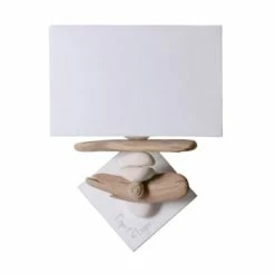 Coc'art Appliques Murales Et Spots Applique Murale En Bois Ivoire -Luminaires Soldes 2022 applique murale en bois blanc