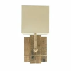 Coc'art Appliques Murales Et Spots Applique Murale En Bois Taupe -Luminaires Soldes 2022 applique murale en bois blanc casse