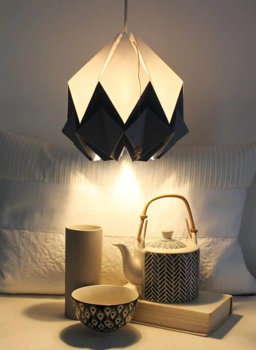 Tedzukuri Atelier Appliques Murales Et Spots Applique Murale En Bois Et Suspension Origami En Papier 4 Tedzukuri Atelier Appliques Murales Et Spots Applique Murale En Bois Et Suspension Origami En Papier â Image 2