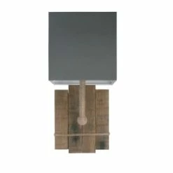 Coc'art Appliques Murales Et Spots Applique Murale En Bois Blanc -Luminaires Soldes 2022 applique murale en bois gris 2