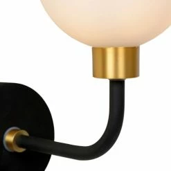 Lucide Appliques Murales Et Spots Applique Murale En Métal Noir -Luminaires Soldes 2022 applique murale en metal noir 9