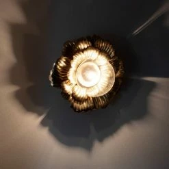 Luminaires Soldes 2022 -Luminaires Soldes 2022 applique murale fleur en metal dore 1000 8 18 227978 2