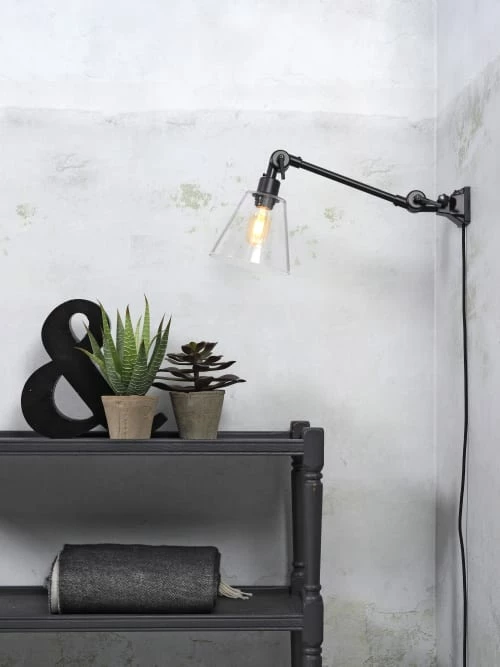 It's About Romi Appliques Murales Et Spots Applique Murale Métal Et Verre L55cm 4 It's About Romi Appliques Murales Et Spots Applique Murale Métal Et Verre L55cm – Image 2