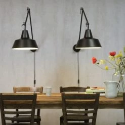 It's About Romi Appliques Murales Et Spots Applique Murale Pivotante Noire H80cm -Luminaires Soldes 2022 applique murale pivotante noire h80cm 3