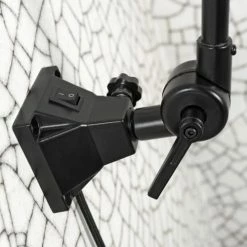 It's About Romi Appliques Murales Et Spots Applique Noire 2 Bras Et Abat-jour Blanc L80cm -Luminaires Soldes 2022 applique noire 2 bras et abat jour blanc l80cm 2