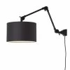 It's About Romi Appliques Murales Et Spots Applique Noire 2 Bras Et Abat-jour Noir L80cm 1 It's About Romi Appliques Murales Et Spots Applique Noire 2 Bras Et Abat-jour Noir L80cm -Luminaires Soldes 2022 applique noire 2 bras et abat jour noir l80cm