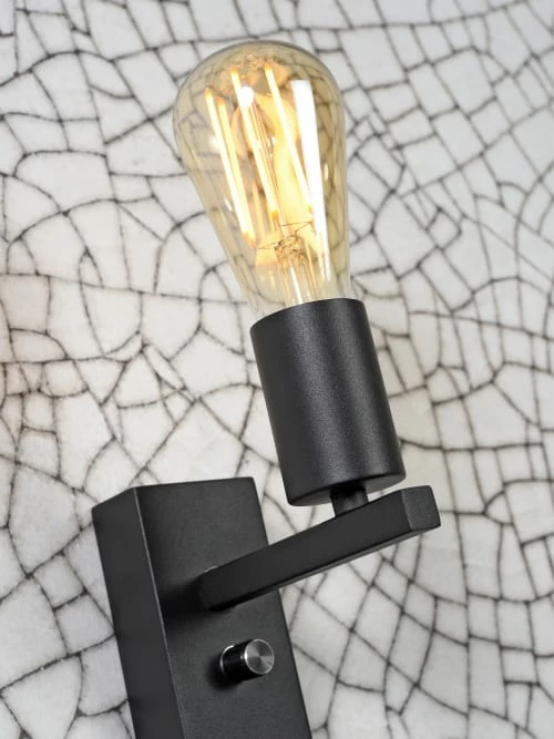 It's About Romi Appliques Murales Et Spots Applique Noire Avec Tablette H25cm 7 It's About Romi Appliques Murales Et Spots Applique Noire Avec Tablette H25cm – Image 5