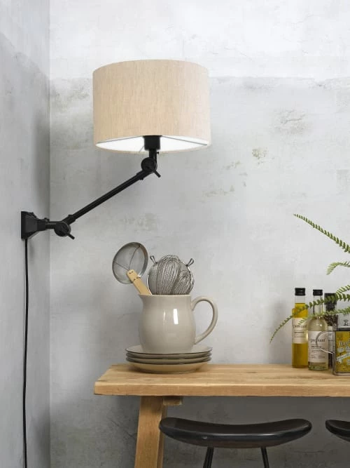 It's About Romi Appliques Murales Et Spots Applique Noire Flexible Et Abat-jour L65cm 4 It's About Romi Appliques Murales Et Spots Applique Noire Flexible Et Abat-jour L65cm – Image 2