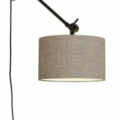 It's About Romi Appliques Murales Et Spots Applique Noire Flexible Et Abat-jour L65cm -Luminaires Soldes 2022 applique noire flexible et abat jour l65cm 10