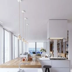 Bazar Bizar Suspensions Cable Lámpara Techo Fibras Naturales Blanco -Luminaires Soldes 2022 cable lampara techo fibras naturales blanco 4