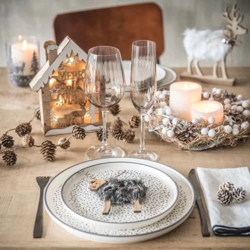 Maisons Du Monde Décorations à Poser De Noël Déco De Noël Maison Lumineuse 8 Maisons Du Monde Décorations à Poser De Noël Déco De Noël Maison Lumineuse – Image 6