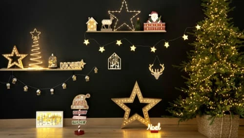 Maisons Du Monde Décorations à Poser De Noël Déco De Noël Maison Lumineuse 5 Maisons Du Monde Décorations à Poser De Noël Déco De Noël Maison Lumineuse – Image 3