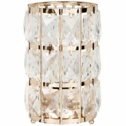 Maisons Du Monde Guirlandes Et Décorations Lumineuses Déco Lumineuse En Acrylique Et Métal Doré