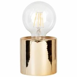 Maisons Du Monde Guirlandes Et Décorations Lumineuses Déco Lumineuse En Métal Doré Et Globe En Verre