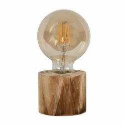 Maisons Du Monde Guirlandes Et Décorations Lumineuses Déco Lumineuse En Verre Et Bois De Pin Marron
