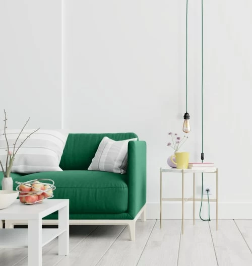 Hoopzi Suspensions Fil électrique En Tissu Luminaire Vert 4,5m 5 Hoopzi Suspensions Fil électrique En Tissu Luminaire Vert 4,5m – Image 3