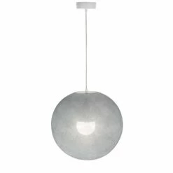 La Case De Cousin Paul Suspensions Globe Light Acier Ø 36cm -Luminaires Soldes 2022 globe light acier oe 36cm 3