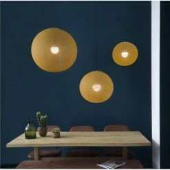 La Case De Cousin Paul Suspensions Globe Light XL Tabac Ø 50cm -Luminaires Soldes 2022 globe light xl tabac oe 50cm 3