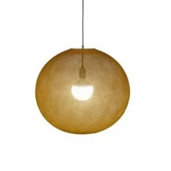 La Case De Cousin Paul Suspensions Globe Light XL Tabac Ø 50cm -Luminaires Soldes 2022 globe light xl tabac oe 50cm 4