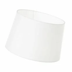 Unimasa Lampes à Poser Grand Abat-jour Blanc