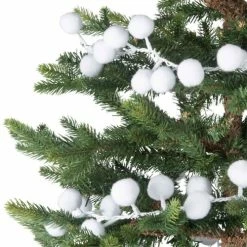 Maisons Du Monde Guirlandes Et Cimiers Guirlande Lumineuse Boules Blanches 128 LED L600 -Luminaires Soldes 2022 guirlande lumineuse boules blanches 128 led l600 1000 11 17 182795 1