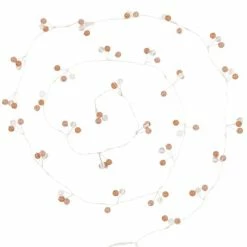 Maisons Du Monde Guirlandes Et Décorations Lumineuses Guirlande Lumineuse En Verre Marron L180 - Lot De 2