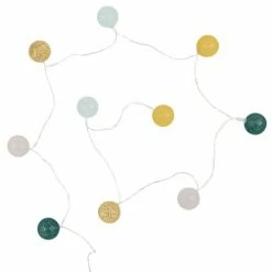 Maisons Du Monde Guirlandes Et Décorations Lumineuses Guirlande Lumineuse Multicolore 10 LED L196 - Lot De 3