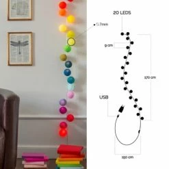 La Case De Cousin Paul Guirlandes Et Décorations Lumineuses Guirlande Lumineuse Rose Et Gris -Luminaires Soldes 2022 guirlande lumineuse rose et gris 5