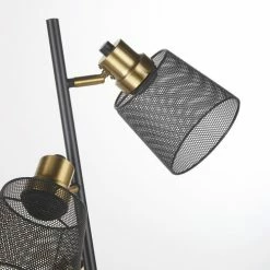 Maisons Du Monde Lampadaires Lampadaire 3 Abat-jour En Métal Perforé Noir Et Doré H157 -Luminaires Soldes 2022 lampadaire 3 abat jour en metal perfore noir et dore h157 1000 3 38 222873 4