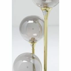 Kare Design Lampadaires Lampadaire 3 Globes En Verre, Acier Doré Et Marbre H83 -Luminaires Soldes 2022 lampadaire 3 globes en verre acier dore et marbre h83 2