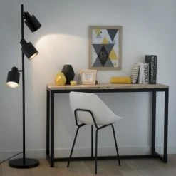 Maisons Du Monde Lampadaires Lampadaire 3 Spots En Métal Noir -Luminaires Soldes 2022 lampadaire 3 spots en metal noir 1000 15 32 154766 5