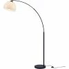ATHM DESIGN Lampadaires Lampadaire Abat Jour Blanc Acrylique Pied Métal -Luminaires Soldes 2022 lampadaire abat jour blanc acrylique pied metal