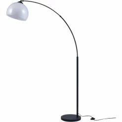 ATHM DESIGN Lampadaires Lampadaire Abat Jour Blanc Acrylique Pied Métal -Luminaires Soldes 2022 lampadaire abat jour blanc acrylique pied metal 2