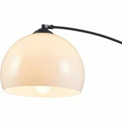ATHM DESIGN Lampadaires Lampadaire Abat Jour Blanc Acrylique Pied Métal -Luminaires Soldes 2022 lampadaire abat jour blanc acrylique pied metal 3