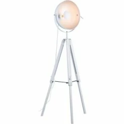 ATHM DESIGN Lampadaires Lampadaire Abat Jour Blanc Pieds Métal -Luminaires Soldes 2022 lampadaire abat jour blanc pieds metal 3