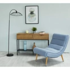 ATHM DESIGN Lampadaires Lampadaire Abat Jour Et Pied Métal Noir -Luminaires Soldes 2022 lampadaire abat jour et pied metal noir 12