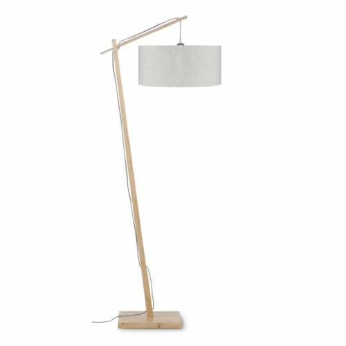 Good & Mojo Lampadaires Lampadaire Bambou Et Lin Naturel Beige H176cm 3 Good & Mojo Lampadaires Lampadaire Bambou Et Lin Naturel Beige H176cm