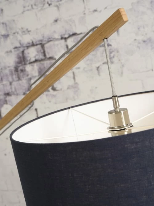 Good & Mojo Lampadaires Lampadaire Bambou/lin Vert H207cm 7 Good & Mojo Lampadaires Lampadaire Bambou/lin Vert H207cm â Image 5