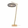 Good & Mojo Lampadaires Lampadaire Bambou Noir H176cm -Luminaires Soldes 2022 lampadaire bambou noir h176cm 12
