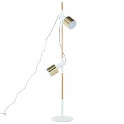 Beliani Lampadaires Lampadaire Blanc