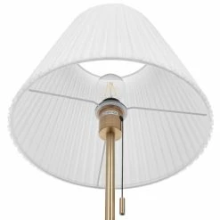 Beliani Lampes à Poser Lampadaire Cuivré Et Blanc En Métal -Luminaires Soldes 2022 lampadaire cuivre et blanc en metal 4
