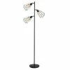 Homcom Lampadaires Lampadaire Design Industriel 3 Ampoules H165 Cm Noir -Luminaires Soldes 2022 lampadaire design industriel 3 ampoules h165 cm noir