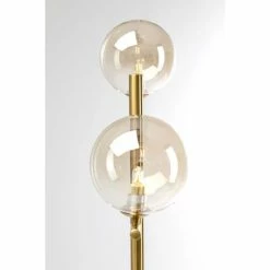 Kare Design Lampadaires Lampadaire En Acier Doré Et Verre H160 -Luminaires Soldes 2022 lampadaire en acier dore et verre h160 9
