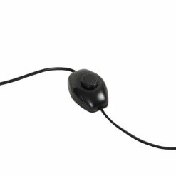 QAZQA Lampadaires Lampadaire En Acier Noir -Luminaires Soldes 2022 lampadaire en acier noir 7