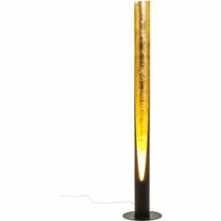 Kare Design Lampadaires Lampadaire En Acier Noir Et Doré H140 -Luminaires Soldes 2022 lampadaire en acier noir et dore h140 2