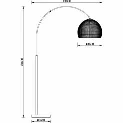 Keria Lampadaires Lampadaire En Bamboo Argente -Luminaires Soldes 2022 lampadaire en bamboo argente 2