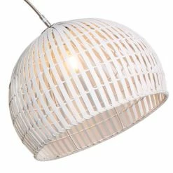 Keria Lampadaires Lampadaire En Bamboo Argente -Luminaires Soldes 2022 lampadaire en bamboo argente 3