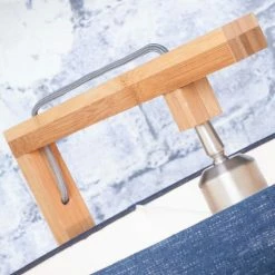 Good & Mojo Lampadaires Lampadaire En Bambou Abat-jour En Lin Gris Clair, H. 174cm -Luminaires Soldes 2022 lampadaire en bambou abat jour en lin gris clair h 174cm 4