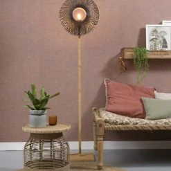 Good & Mojo Lampadaires Lampadaire En Bambou Naturel H170cm -Luminaires Soldes 2022 lampadaire en bambou naturel h170cm 2